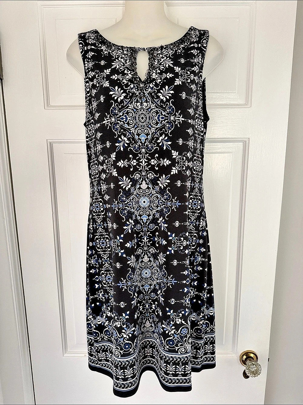 White House Black Market Embellished Dress - Size Small